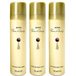 3 x Avon Perfumed Body Spray Available in Far Away Little Black Red Dress Perceive (Far Away)