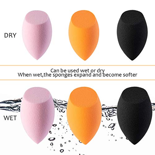 Makeup Sponge 6pcs Makeup Blending Sponge Makeup Blender Foundation Sponge Concealer Sponge Applicator Sponges