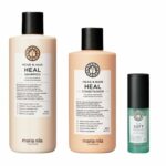 Maria Nila Head & Hair Heal Shampoo, Conditioner & Argan oil (350/300 / 30 ml), Prevents Dandruff/Scalp Problems & Stimulates Hair Growth, 100% V