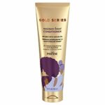 Pantene Gold Series Hair Conditioner For Curly Hair, Moisturises And Detangles Curls, Curly Hair Products For Dry Damaged Hair, For Afro Hair And