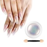 1 Pcs Neon Pearl Chrome Nail Powder, Magic Mermaid Chrome Nail Powder Iridescent Fairy Shell Nail Glitter Powder, Aurora Nail Chameleon Powder Ma