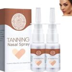 2Pcs BronzeMist Tanning Nasal Spray,Self-Tanning Facial Mist,Tanning Sunless Spray,Deep Tanning Dry Spray,Sunless Tanning Mist,Natural-Looking Ta