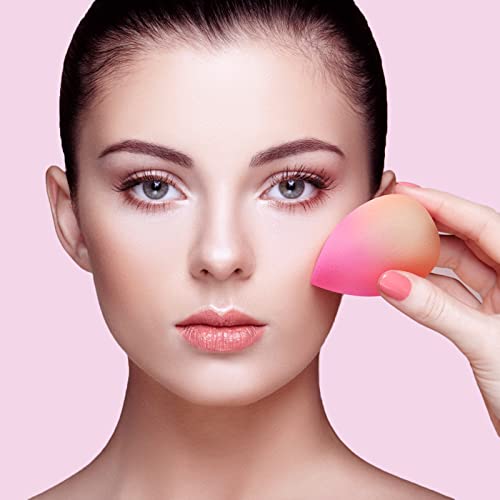 Makeup Sponge Blender DUAIU 3 pcs Gradient Beauty Blender Foundation Sponges Set Concealer Sponge Applicator Sponges…