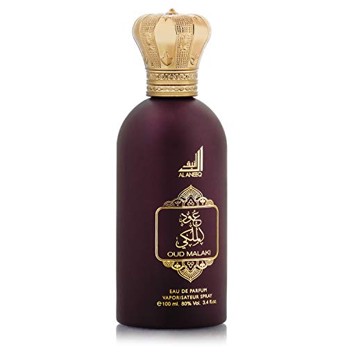 Oud Malaki Arabic Perfume for Men - Eau de Parfum Spray Cologne for Man by Al Aneeq (100ml)