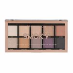 Profusion Cosmetics Smoky 10 Shade Eyeshadow Palette, Multicolour