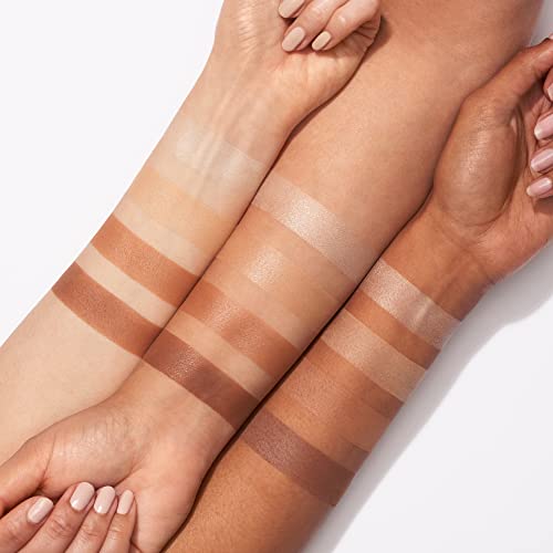 Contour Palette, 4 Shades, Customizable, Easy to Apply, Sculpts, Shades, Brightens, Light/Medium, Infused with Vitamin E, All-Day Wear 16g