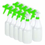 Xylo 10x Complete Pack Of 750ml Blue Coloured Hand Trigger Spray Bottles for Cleaning, Gardening and Feeding, Industrial & Domestic (Green x 10)