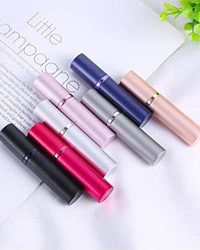 SUBORAWOS 5ML Perfume Atomiser,Refillable Perfume Spray Bottles,Cologne Dispenser,Fragrance Empty Spray Bottle for Travel(Rose Gold)