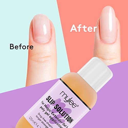 Mylee Slip Solution 125ml – For Magic Extender Gel, Builder Gel, UV/LED Nail Tips & Extensions, Liquid Solution