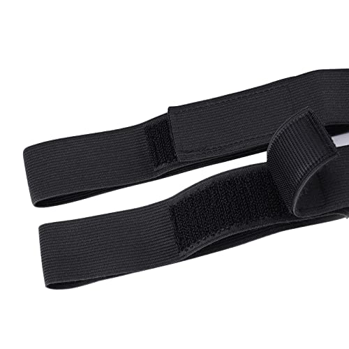 SAVITA 2pcs Elastic Bands for Wigs Edges, Black Elastic Band for Wigs Elastic Band for Lace Wig Elastic Wig Strap Lace Wig Grip Band with 2pcs Wi