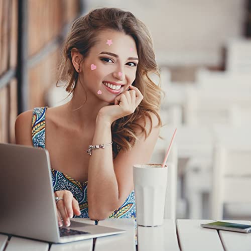 Pimple Patches, Pink Heart & Star Spot Patch Face, Nose, Forehead Fast Absorbing Acne Patch(72 Pcs)