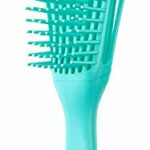 ST PROFESSIONAL Detangling Brush for Black Natural Hair, Kinky Frizzy Wavy Curly Coily Thick Afro –textured 3a to 4c Hair, Vented for Blow Drying