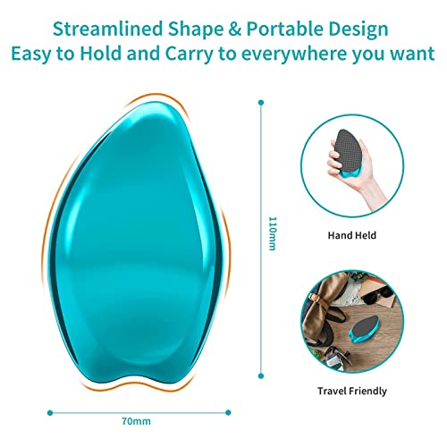 Foot File, Nano Glass Hard Skin Callus Remover, Foot Scraper Salon Home Pedicure Tool for Foot Beauty Care, Can Be Used on Both Wet/Dry Cracked F