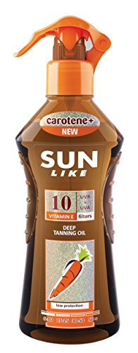Sunlike Tan-Accelerator Spray Oil with Carrot - SPF10 - 200 ml