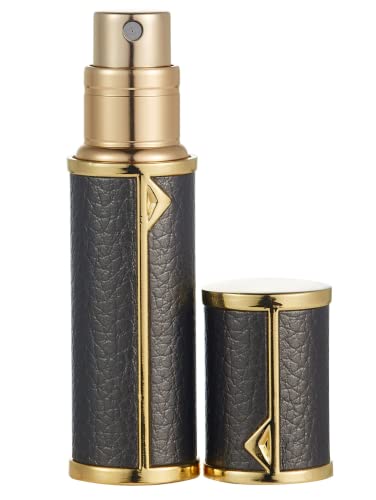 AsaNana Perfume Atomiser, Refillable & Travel Size Perfume Bottle, Leaking Proof,Bottom Pump without Funnel, Luxurious Small women and men, 5ml (