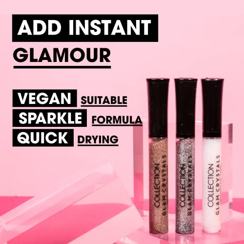 Collection Cosmetics Glam Crystals, Highly Pigmented Gel Crystal Eyeliner, 6ml, Hustle