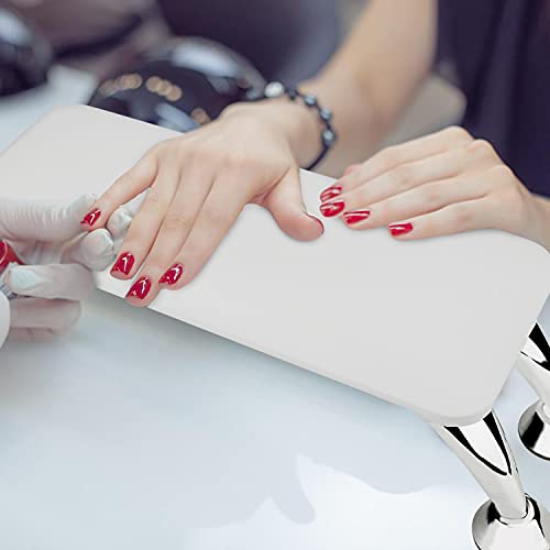 LIONVISON Nail Arm Rest Hand Pillow, Micro Fiber Leather Manicure Hand Cushion Stand Nail Rest Cushion Non-Slip Nail Rest Cushion Table Desk Stat