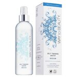 Way to Beauty Fake Tan Water - A Transparent Self Tanning Water - Dries Instantly with No Transfer - Long-Lasting, Natural, Streak-Free Golden Ta