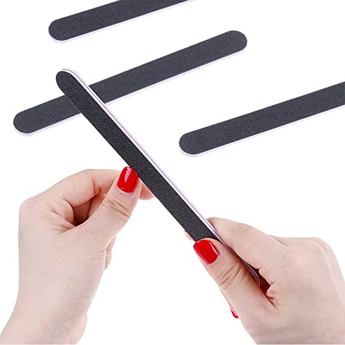 Lictin Pack of 16 Professional Nail Files Double Sided Emery Board (120/240 Grit) …