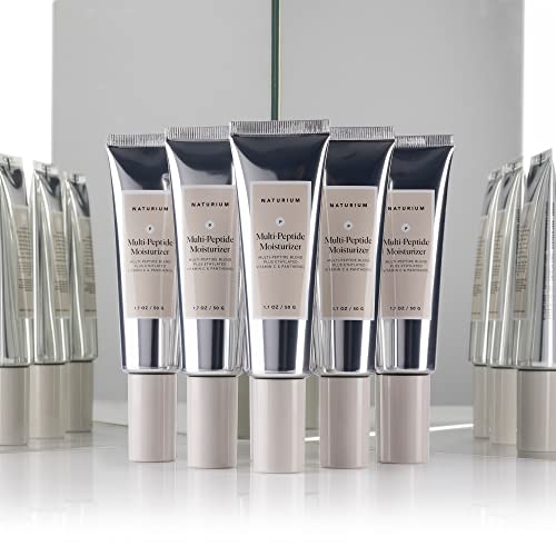 Naturium Multi-Peptide Moisturizer (1.7 OZ / 50 G) - With Encapsulated Ethylated Vitamin C and Panthenol for More Youthful-looking Skin - Dermato