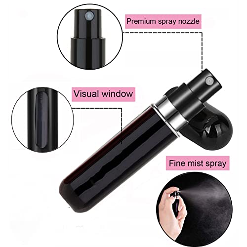 Fashion Base Portable Mini Refillable Perfume Atomizer Refillable Perfume Bottles Empty Small Spray Bottles, Scent Pump Case, Perfume Atomizer Re