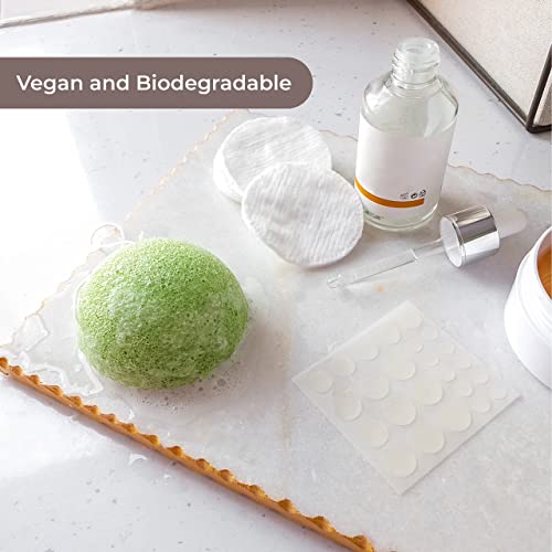 Eco Health Natural Konjac Sponges, for Deep Cleaning and Exfoliating, These Facial Sponges are 100% Natural Face Sponges - Pack of 5 Giant Konjac