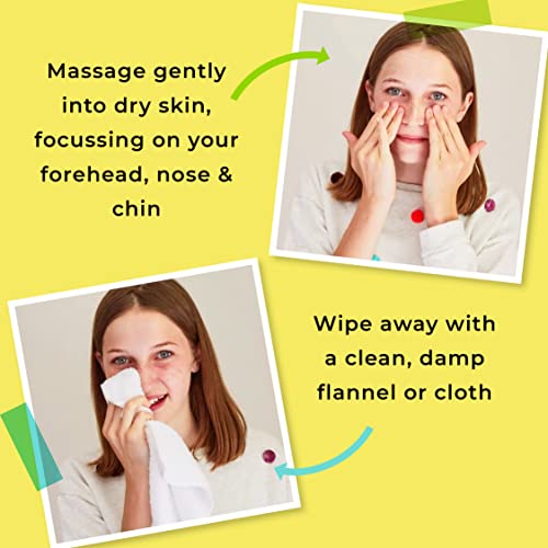 Spots & Stripes - Skin Goals Gentle Cleansing Lotion for Girls, the Perfect Starter Face Wash for Teen and Young Skin, Super-Gentle, Combats Blem