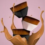 Foundation Makeup Brush Kabuki Flat Top Face Brush Multi High Density Cosmetics Brush Liquid Powder Brush for Blending Liquid, Cream or Powder Co