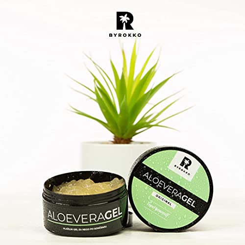 Byrokko SHINE BROWN Premium Tanning Accelerator Cream x 190ml Sunbed or Outdoor Sun Use Tan Up! & ALOE VERA Soothing Aftersun Gel Moisturiser x 2