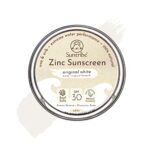 Suntribe All Natural Zinc Sunscreen Face & Sport - SPF 30 - Organic - 100% Zinc - Reef Safe - 3 Ingredients - Water resistant - ORIGINAL WHITE (3