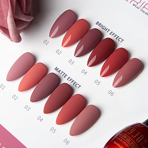 Allenbelle (Base Coat Top Coat And One Color Gel) Gel Nail Polish Set 3PC,Base Top Coat With One Gel Polish Set,Shellac Nail Polish UV LED Lamp N