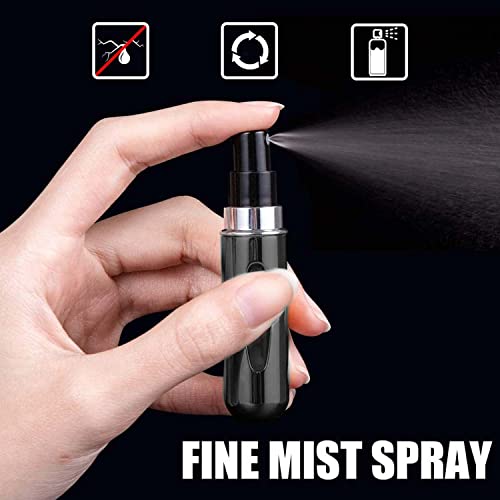 Perfume Atomiser Bottles, Refillable Empty Spray Bottle 5ml Portable Travel Atomizer Bottle for Fragrance Mini Perfumes for Women Fragrance Atomi