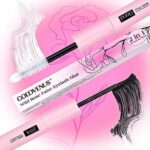 Lash Glue Eyelash Bond and Seal Waterproof Cluster Lash Glue, Lash Bond and Seal for Eyelashes Extensions 48h Long Lasting Lashes Glue for DIY Fa