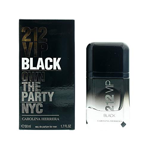 Carolina Herrera 212 VIP Black Eau de Parfum 50ml Spray, (Pack of 1)