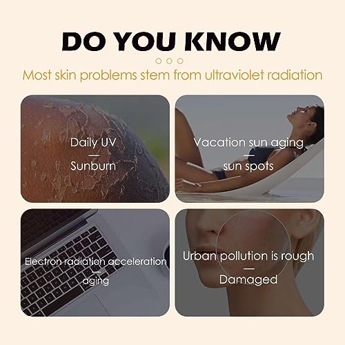 SPF 50 PA+++ Powder Sunscreen For Face, Oil Control Natural Matte Finish, Long-Lasting Lightweight Breathable Sunscreen Power, Mineral Powder Sun