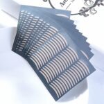 Natural Invisible Fiber One Side Eyelid Tape Stickers - Instant Eye Lift Without Surgery - Perfect for Hooded, Droopy, Uneven, or Mono-eyelids (2