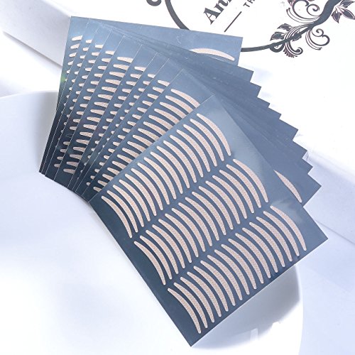 Natural Invisible Fiber One Side Eyelid Tape Stickers - Instant Eye Lift Without Surgery - Perfect for Hooded, Droopy, Uneven, or Mono-eyelids (2