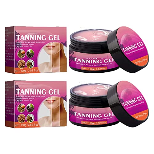 Extreme Dark Intensive Tanning Luxe Gel,Extreme Dark Intensive Tanning, Sunbed Tanning Accelerator,Peachapple Tanning Gel, Intensive Soft Brown T