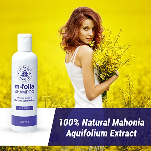 M-FOLIA Psoriasis Shampoo 250ml. Specially Formulated to help Rejuvenate, Soothe and Clear the Scalp 250ml