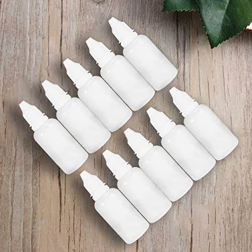 JJPRIME 10pcs Empty Plastic Squeezable Dropper Bottle | Water Liquid Eye Drops | Squeezy Bottles | Refillable Bottles Containers Portable Travel