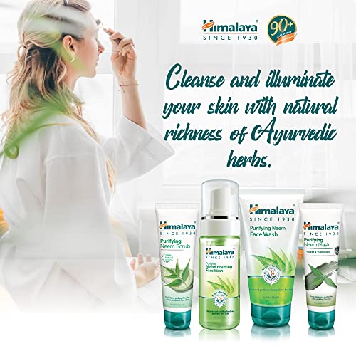 HIMALAYA HERBALS Purifying Neem Face Wash Gel 150g | Natural Moisturising Facial Cleanser | Deeply Cleans Pores and Acne | Oil Control Herbal Fac