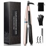 Culwad Hair Straightener, Professional Ceramic Flat Iron for Hair and LCD Digital Display with Adjustable Temp (160℃-230℃) Straightner Iron, Dual