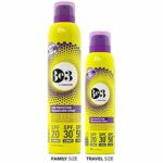 Be3 3-in-1 Sunscreen Adjustable Sun Protection Spray (SPF 20, SPF 30, SPF 50), 100ml