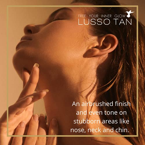 False Tan Mousse and Lotion Brush – For Face and Hands. By Lusso Tan. Brushes Designed For A Flawless Airbrushed Application, Full Coverage And E