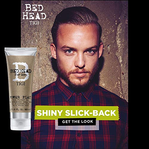 Bed Head for Men by TIGI - Power Play Mens Hair Gel - Strong Hold - Hair Styling - 200 ml