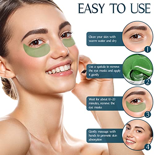 Eveellyn Under Eye Patches, Collagen Under Eye Masks 30 Pair, Eye Masks for Puffy Eyes, Dark Circles, Eye Bags, Improve Lines and Wrinkles Eye Ca