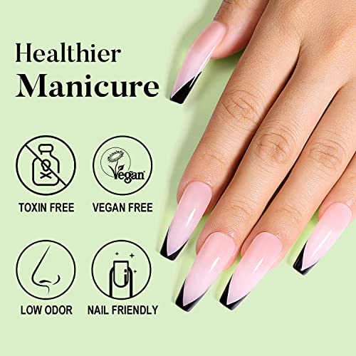 AIMEILI Nude Gel Nail Polish, UV/LED Soak-Off Gel Polish French Nail Gel, Nail Lamp Nail Art Manicure Salon DIY at Home, Long Lasting & Easy to A