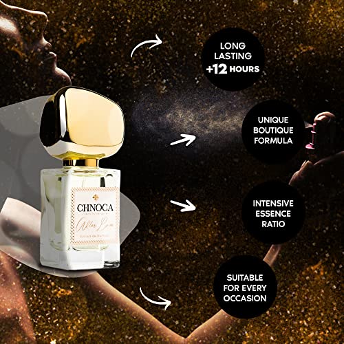 Chnoca Perfume for Women in Gift Box, Jasmine and Amber Seductive Womens Fragrance, Luxurious and Attractive Perfume Extract (15 ML)