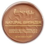 Rimmel London Natural Pressed Bronzer, Light-As-Air Waterproof Formula with Natural Glow Effect, 021 Sun Light, 14 g