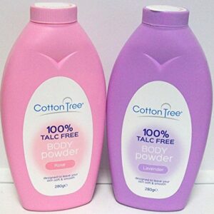 2x Cotton Tree Body Powder